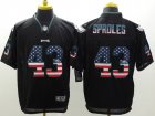 Nike Philadelphia Eagles #43 Sproles Black Jerseys(USA Flag Fashion Elite)