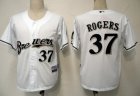 mlb Milwaukee Brewers #37 Rogers White