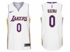 Nike NBA Los Angeles Lakers #0 Kyle Kuzma Jersey 2017-18 New Season White Jersey