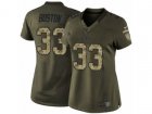 Women Nike Los Angeles Chargers #33 Tre Boston Limited Green Salute to Service NFL Jersey