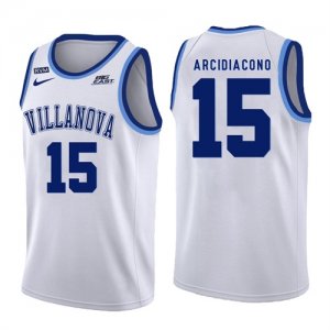 Villanova Wildcats #15 Ryan Arcidiacono White College Basketball Jersey