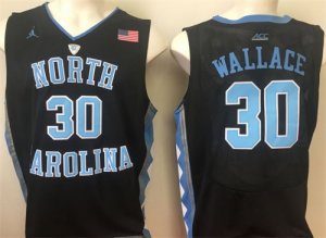 North Carolina Tar Heels #30 Rasheed Wallace Black College Basketball Jersey