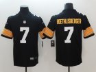 Nike Steelers #7 Ben Roethlisberger Black Alternate Vapor Untouchable Limited Jersey