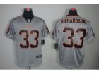 Nike NFL Cleveland Browns #33 Trent Richardson Grey Jerseys(Lights Out Elite)