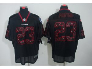 Nike NFL Houston Texans #24 Joseph Black Jerseys(Lights Out Elite)