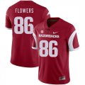 Arkansas Razorbacks 86 Trey Flowers Red College Football Jersey