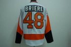 nhl philadelphia flyers #48 briere white winter classic