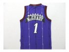 youth nba jersey toronto raptors #1 mcgrady purple