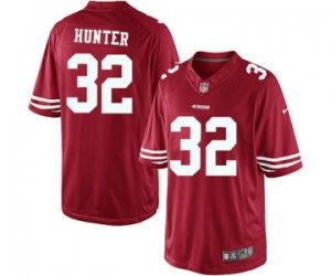 Men\'s Nike San Francisco 49ers #32 Kendall Hunter Limited Red Team Color NFL Jersey