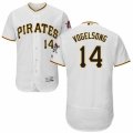 Men's Majestic Pittsburgh Pirates #14 Ryan Vogelsong White Flexbase Authentic Collection MLB Jersey