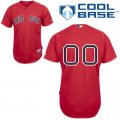 Customized Boston Red Sox Jersey Red Home Cool Base Baseball
