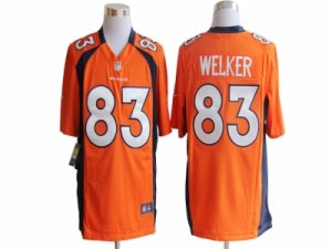 Nike NFL Denver Broncos #83 welker orange jerseys[game]