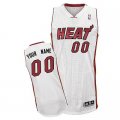 Customized Miami Heat Jersey Revolution 30 White Home Basketball