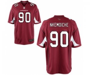 Men\'s Nike Arizona Cardinals #90 Robert Nkemdiche Game Red Team Color NFL Jersey