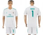 2017-18 Real Madrid 1 NAVAS Home Soccer Jersey