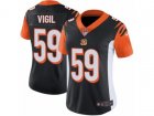 Women Nike Cincinnati Bengals #59 Nick Vigil Vapor Untouchable Limited Black Team Color NFL Jersey
