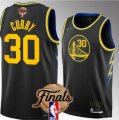 Warriors #30 Stephen Curry Black 2022 NBA Finals Nike Swingman Jersey
