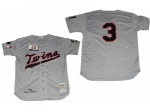 mlb minnesota twins #3 killebrew grey