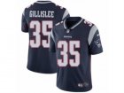 Mens Nike New England Patriots #35 Mike Gillislee Vapor Untouchable Limited Navy Blue Team Color NFL Jersey