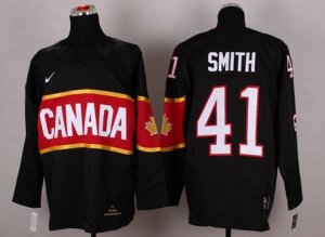 nhl jerseys team canada olympic #41 SMITH BLACK[2014 new]