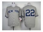 mlb jerseys new york yankees #22 winn grey