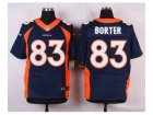 Nike denver broncos #83 borter blue jerseys[new Elite]