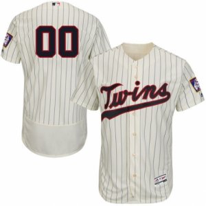 Mens Majestic Minnesota Twins Customized Cream Flexbase Authentic Collection MLB Jersey