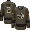 New York Islanders #2 Nick Leddy Green Salute to Service Stitched NHL Jersey