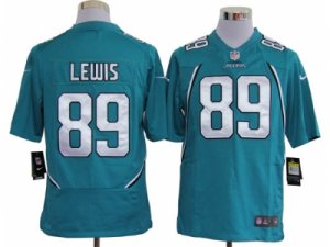 Nike NFL Jacksonville Jaguars #89 Marcedes Lewis Green Game Jerseys