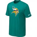 Minnesota Vikings Sideline Legend Authentic Logo T-Shirt Green