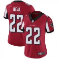 Nike Falcons #22 Keanu Neal Red Women Vapor Untouchable Limited Jersey