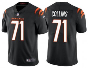 Nike Bengals #71 La\'el Collins Black Vapor Limited Jersey