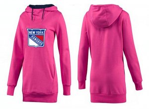 NHL Women New York Rangers Logo Pullover Hoodie 3