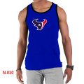 Nike NFL Houston Texans Sideline Legend Authentic Logo men Tank Top Blue