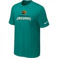 Nike Jacksonville Jaguars Authentic Logo T-Shirt Green