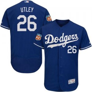 Los Angeles Dodgers #26 Chase Utley Blue Flexbase Authentic Collection Stitched Baseball Jersey