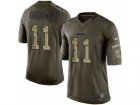 Mens Nike San Francisco 49ers #11 Marquise Goodwin Limited Green Salute to Service NFL Jersey