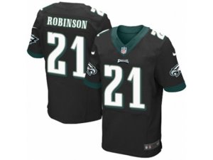 Nike Philadelphia Eagles #21 Patrick Robinson Elite Black Alternate NFL Jersey