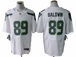 Nike NFL Seattle Seahawks #89 Doug Baldwin White Jerseys(Elite)