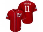 Mens Washington Nationals #11 Ryan Zimmerman 2017 Spring Training Cool Base Stitched MLB Jersey