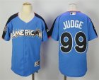 Youth American League 99 Aaron Judge Blue 2017 MLB All-Star Game Home Run Derby Jersey