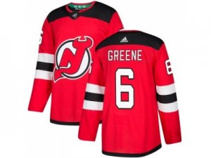 Adidas New Jersey Devils #6 Andy Greene Red Home Authentic Stitched NHL Jersey