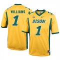 North Dakota State Bison 1 Marcus Williams Gold College Football Jersey