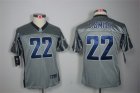 Nike Cowboys #22 Emmitt Smith Gray Youth Lights Out Limited Jersey