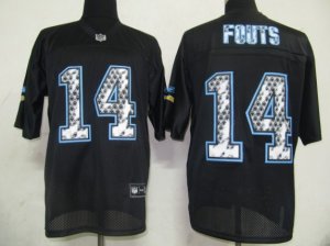 nfl san diego chargers #14 fouts black[united sideline]