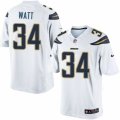 Mens Nike San Diego Chargers #34 Derek Watt Limited White NFL Jersey