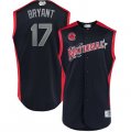 National League #17 Kris Bryant Navy 2019 MLB All-Star Game Workout Player Jersey