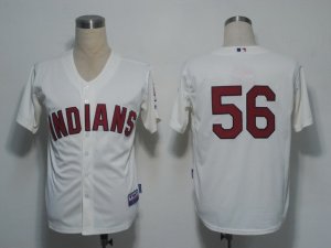 MLB Cleveland Indians 56 Herrmann Cream[Cool Base]