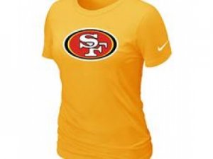 Women San Francisco 49ers Yellow T-Shirts