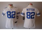 Nike Women Dallas cowboys #82 Witten White Limited Jerseys